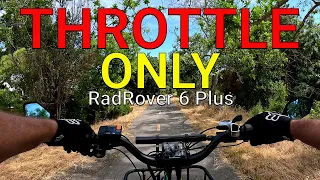 Throttle Only - Rad Power Bikes RadRover 6 Plus