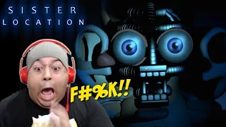 IT'S A F#%KING BABY!! [FNAF: SISTER LOCATION] [GAMEPLAY!] [NIGHTS 1 & 2]