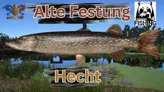 RF4#117 Alte Festung, Hecht /Deutsch/Russian Fishing 4/Wangchu #rf4