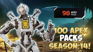 Spending $$$ on 100 APEX PACKS in Season 14!!! Is the 100 Pack Bundle Worth It?