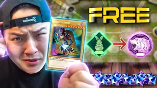 I Tried Climbing RANKED with a FREE DARK MAGICIAN Deck In Yu-Gi-Oh Master Duel...