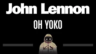John Lennon • Oh Yoko (CC) 🎤 [Karaoke] [Instrumental Lyrics]