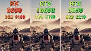 AMD RX 6600 vs GTX 1660 Super vs RTX 3050 | 23 Games Tested
