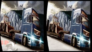 3D - EURO TRUCK VR Videos 3D SBS  Google Cardboard VR Virtual Reality VR Box Video 3D