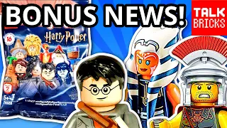 BONUS LEGO NEWS! No More Star Wars Battle Packs?! Harry Potter Minifigures! Colosseum! Set Delays?!