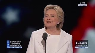 Hillary Clinton FULL REMARKS at Democratic National Convention (C-SPAN)