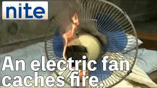 【nite-ps】Electric fan:4.A fire starting from an electric fan during sleep