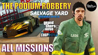 The Podium Robbery Full Walkthrough Guide w/ All Missions & Bonus Challenges: GTA Online Chop Shop