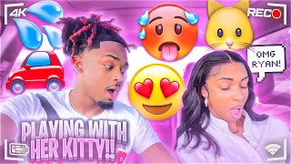 PLAYING WITH MY CRUSH “KITTY” 🐱 WHILE DRIVING & THIS HAPPENED…😱