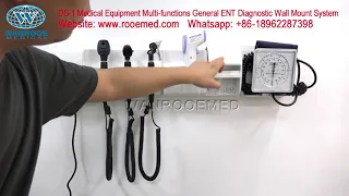 DS-1 Medical Multi function General ENT Diagnostic Wall Mount System