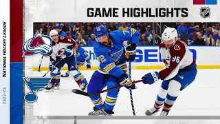 Avalanche @ Blues 2/18 | NHL Highlights 2023