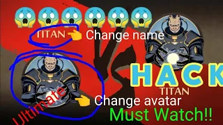 How to change Name and Avatar in shadow fight 2 /KHARMAN GAMING