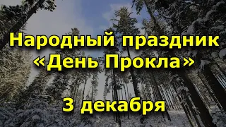 Народный праздник «День Прокла». 3 декабря. Что нужно делать в этот день.