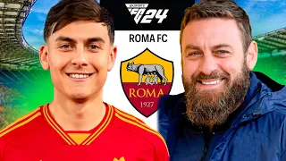 I Rebuild AS Roma Post Mourinho in EAFC 24 Career Mode!!🔥