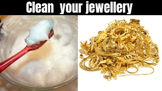 how to clean tarnished gold plated jewelry