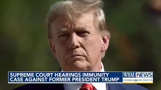 Supreme Court hearing Trump's claim of absolute immunity but decision's timing is unclear