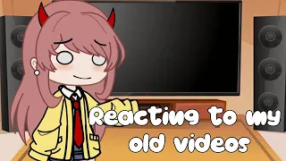 `• Reacting To My Old Videos || Gacha Club •`