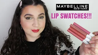 MAYBELLINE SUPERSTAY MATTE INK CRAYON SWATCHES AND FULL REVIEW | LIZZIE DEMETRIOU