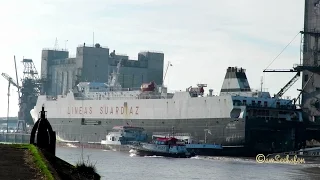 car carrier BOUZAS EAPC IMO 9249996 Emden RoRo cargo seaship Autotransporter