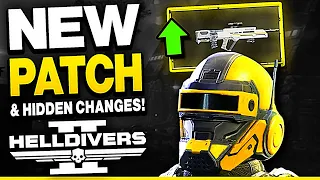 Helldivers 2 NEW PATCH! Level Cap Increase! New Enemies & More!