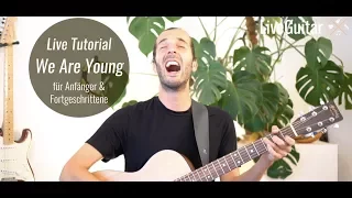 Fun - We Are Young - Tutorial Akustik Gitarre Anfänger (Teaser LiveGuitar.de)