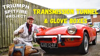 Triumph Spitfire Transmission Tunnel and Glove Boxes