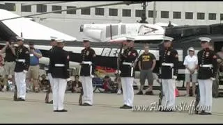 United States Marine Corps Silent Drill Platoon  -  Entire Performance -  Rockford AirFest 2011