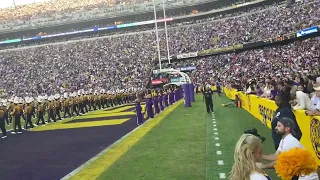 Pregame LSU band versus Alabama, November 5, 2022 - LSU wins 32-31