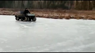 вездеход. Токийский дрифт! Tokyo drift on a homemade all-terrain vehicle