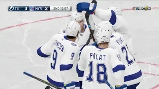 NHL 19 - Tampa Bay Lightning Vs New York Rangers Gameplay - NHL Season Match Feb 2, 2019