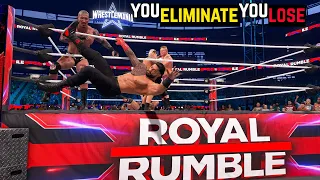 If I Eliminate Anyone I Lose Royal Rumble WWE 2K23