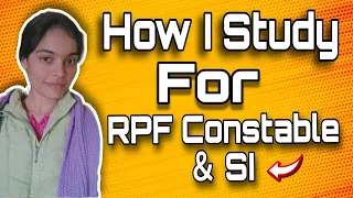 RPF SI and constable study plan | best strategy for SI |study plan| RPF constable |RPF new vaccancy