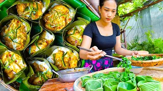 Amazing Cambodian VILLAGE FOOD 🇰🇭 Khmer AMOK + Coca-Cola Chicken with @ThydaCookingTV