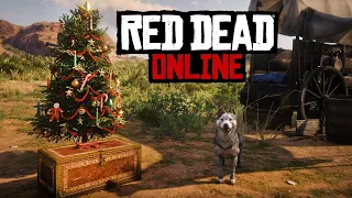 Новогоднее обновление  в Red Dead Online: снег, бонусы, скидки!