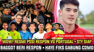 🔴 KABAR BAIK! "YESSS" Malam2 PSSI Respon Timnas VS Portugal~Baggot Menjawab~Thom Haye Gabung Seria A