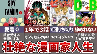 【ゆっくり解説】実はハードすぎる漫画家人生を送っている漫画家4選