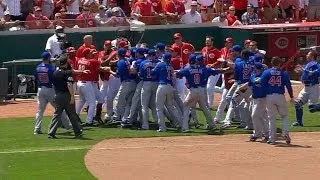 Tempers flare after Chapman K's Schierholtz