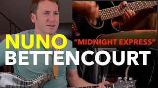 Guitar Teacher REACTS: NUNO BETTENCOURT - Midnight Express | LIVE 4K