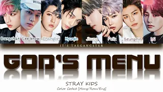 STRAY KIDS (스트레이 키즈) - 'GOD'S MENU (神메뉴)' Color Coded Lyrics [Han/Rom/Eng]