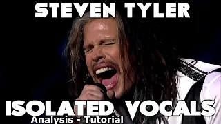 Aerosmith - Steven Tyler - I Don't Want To Miss A Thing - Isolated Vocals - Analysis and Tutorial
