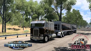 ATS | 1.50| Grey Ghost K100 and SCS B Double Hopper | California HWY 101