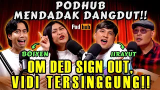 SAKSIKAN‼️GOYANG AYAM NELEN KARET!!! BOIYEN-JIRAYUT DATANG, SATU STUDIO DIGOYAAANG!!😂 -Vidi podhub