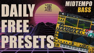 Daily Free Presets 032/365 - Midtempo Bass in Xfer Serum