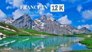 FRANCE 12K • Beautiful Scenery, Relaxing Music & Nature Soundscape in ULTRA HD (4K UHD) | 12k world