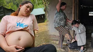 A 17-year-old single mother was kicked out of the house by her biological mother_Ly Thi Xuan_