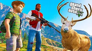 Реальная Жизнь в Гта 5 -  Отец и Сын на Охоте в ГТА 5 моды! Обзор мода в GTA 5 моды! игры gta mods