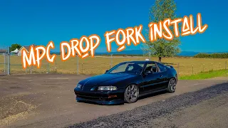 MPC Drop fork install | Honda Prelude Build episode 12