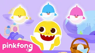 Happy Easter with Baby Shark! | Coloring Easter Eggs | Compilation | Song & Story | Pinkfong