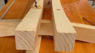 Woodworking Project with Techniques & Skills // Simple But Amazing Woodworking Idea