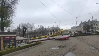 Двойные трамваи Tatra T3 на 3 маршруте!